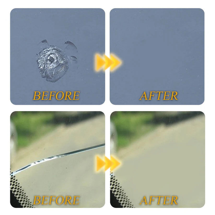 Car Window Cracks Gone Glass Repair Kit - (2 পিচ)